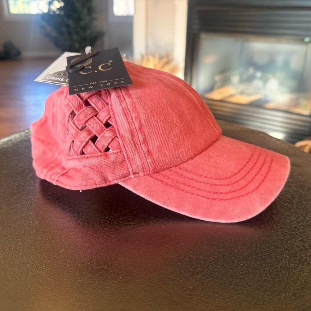 C.C criss cross baseball hat